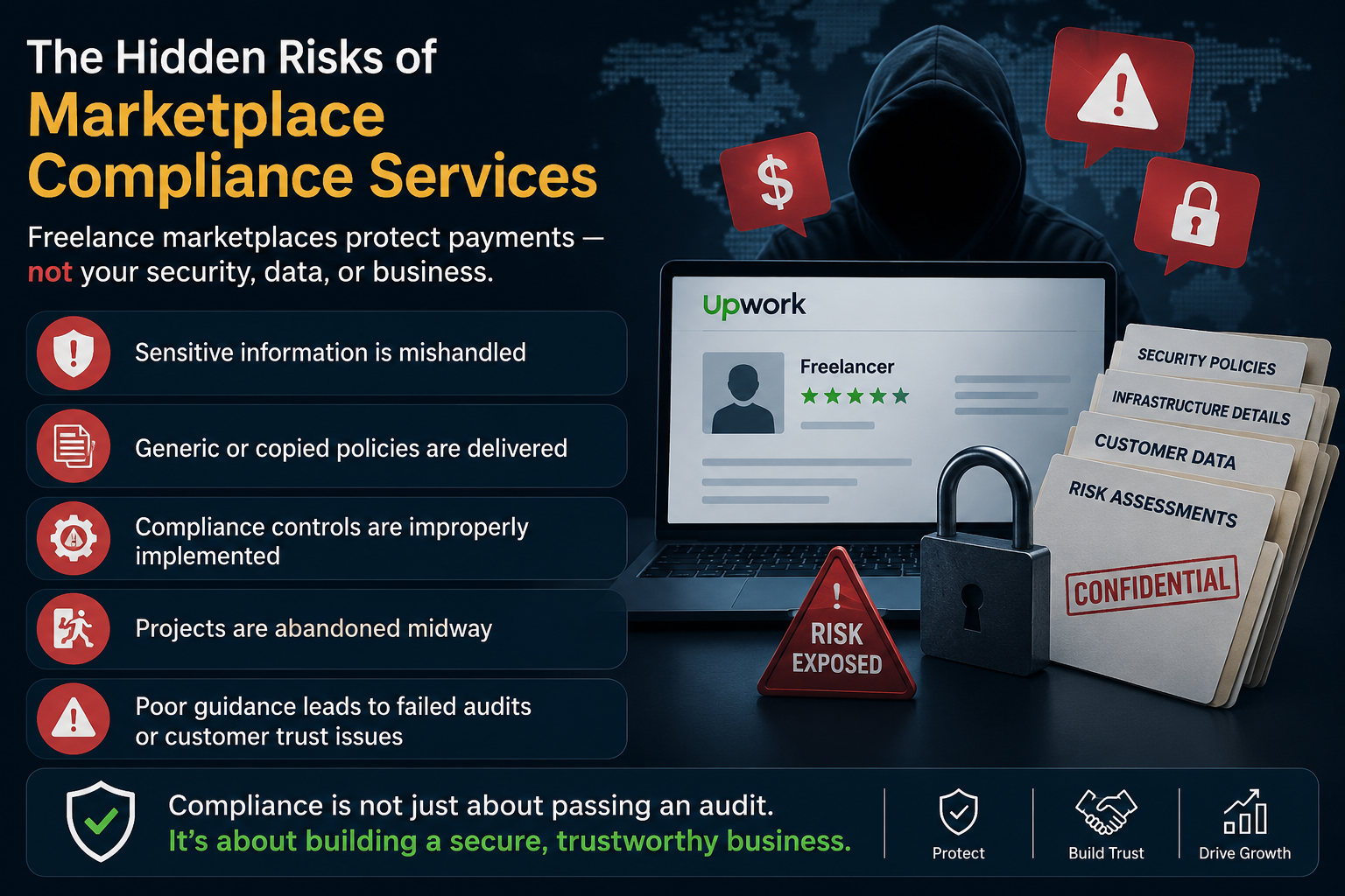 Before Hiring an Upwork Freelancer for SOC 2 or ISO 27001, Read This
