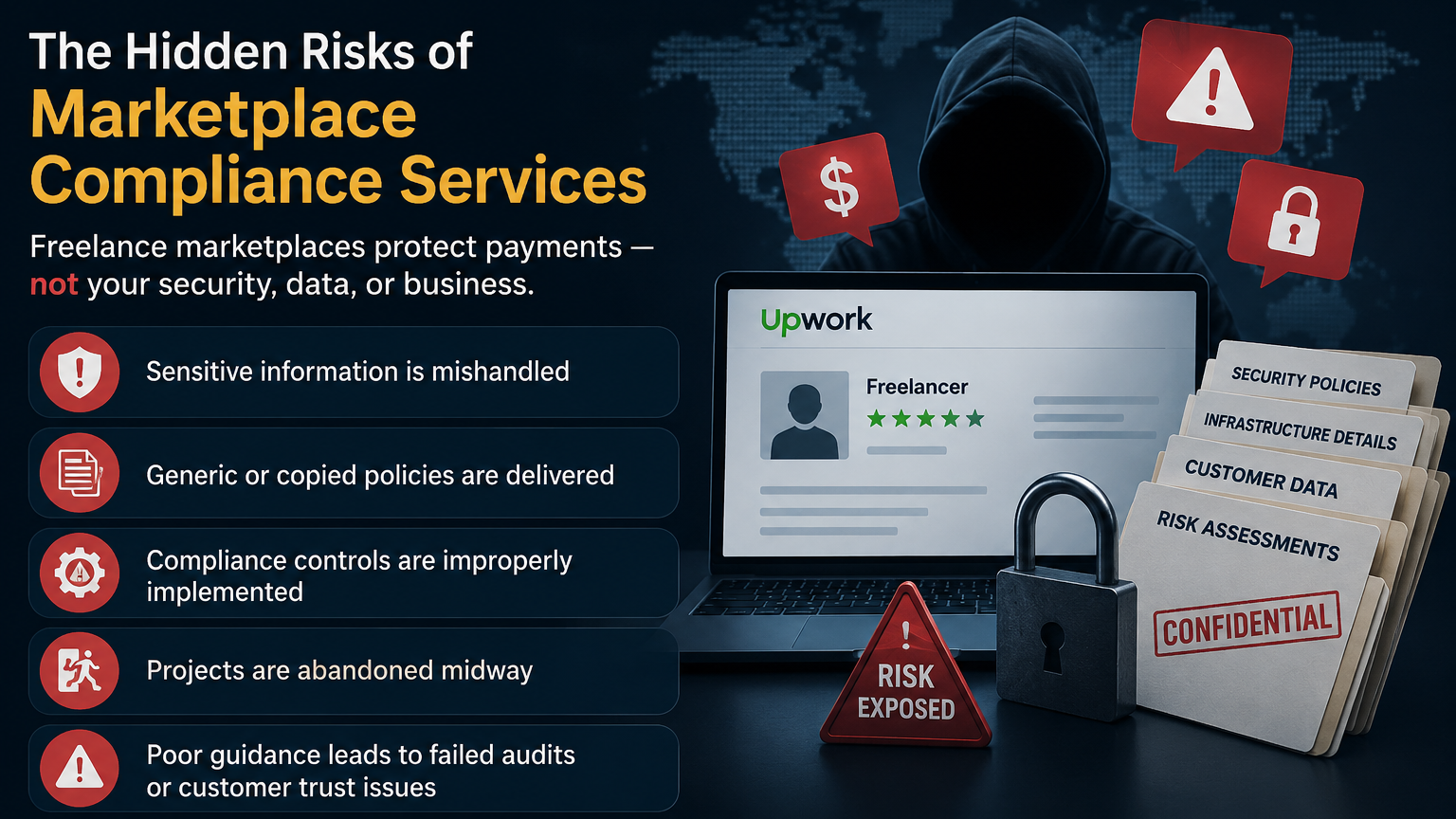 Before Hiring an Upwork Freelancer for SOC 2 or ISO 27001, Read This